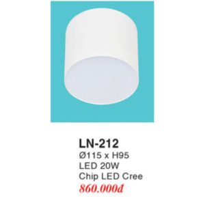 Đèn Mâm LED Ốp Trần EUROTO LN-212