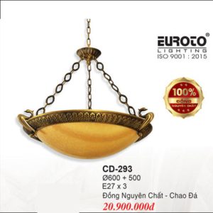 ĐÈN CHÙM ĐỒNG EUROTO CD 293