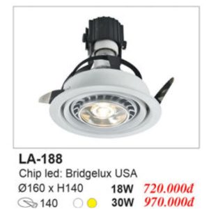 Đèn Âm Trần EUROTO LA-188 18W