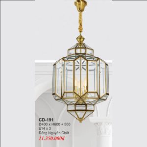ĐÈN THẢ ĐỒNG EUROTO CD 191