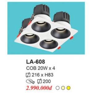 Đèn Âm Trần EUROTO LA-608