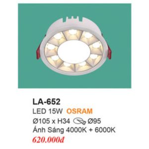 Đèn Âm Trần EUROTO LA-652
