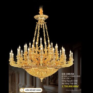 ĐÈN CHÙM ĐỒNG EUROTO CD 395-54