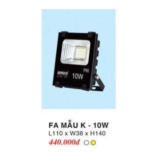 Đèn Pha EUROTO FA MẪU K-10W
