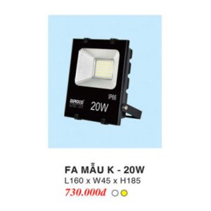 Đèn Pha EUROTO FA MẪU K-20W