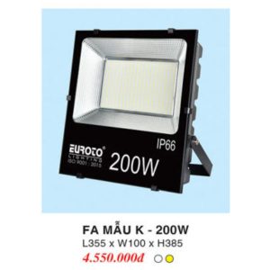 Đèn Pha EUROTO FA MẪU K-200W