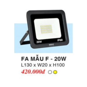 Đèn Pha EUROTO FA MẪU F-20W