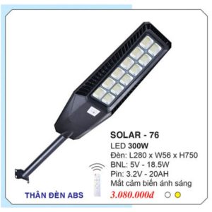 Đèn Năng Lượng Mặt Trời EUROTO SOLAR-76