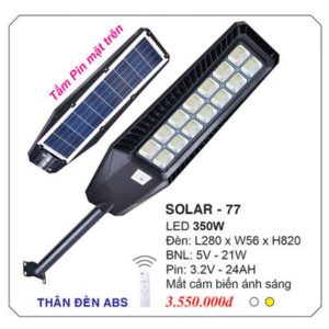 Đèn Năng Lượng Mặt Trời EUROTO SOLAR-77