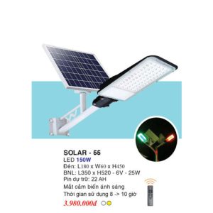 Đèn Năng Lượng Mặt Trời EUROTO SOLAR-55