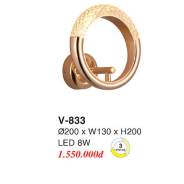 Đèn Vách EUROTO V-833