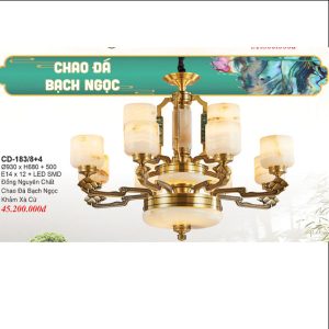 ĐÈN CHÙM ĐỒNG EUROTO CD 183-8+4