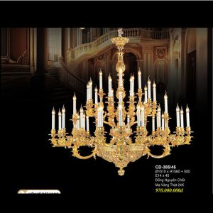 ĐÈN CHÙM ĐỒNG EUROTO CD 385-45