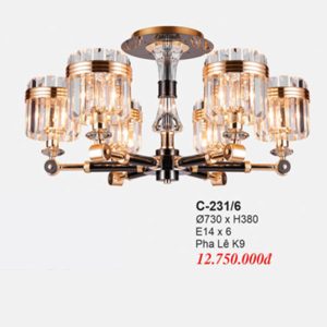 Đèn Thả Pha Lê EUROTO C 231-6