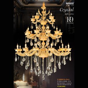 Đèn Chùm EUROTO C 2069-15+10+5