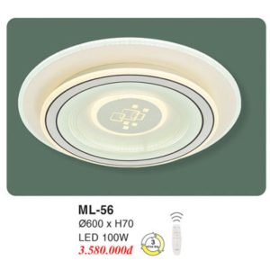 Đèn Mâm LED Ốp Trần EUROTO ML-56