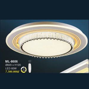 Đèn Mâm LED Ốp Trần EUROTO ML-8606