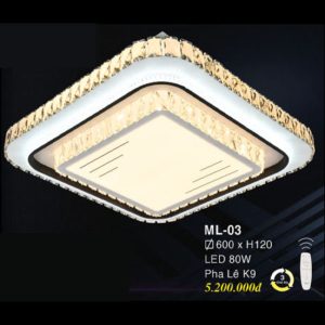 Đèn Mâm LED Ốp Trần EUROTO ML-03