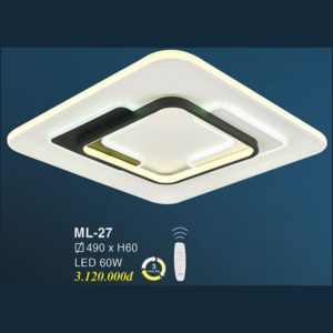 Đèn Mâm LED Ốp Trần EUROTO ML-27