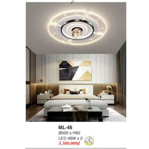 Đèn Mâm LED Ốp Trần EUROTO ML-46