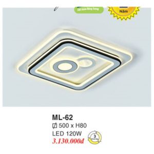 Đèn Mâm LED Ốp Trần EUROTO ML-62