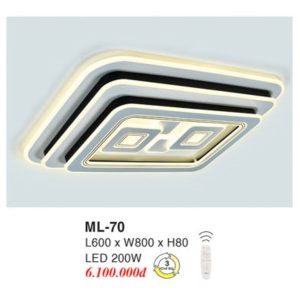 Đèn Mâm LED Ốp Trần EUROTO ML-70
