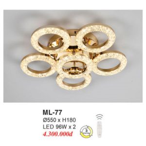 Đèn Mâm LED Ốp Trần EUROTO ML-77