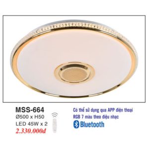 Đèn Mâm LED Ốp Trần EUROTO MSS-664
