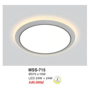 Đèn Mâm LED Ốp Trần EUROTO MSS-715