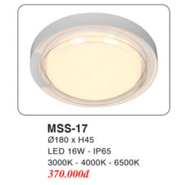 Đèn Mâm LED Ốp Trần EUROTO MSS-17