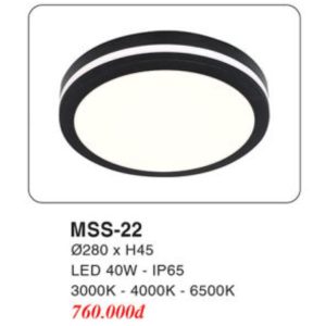 Đèn Mâm LED Ốp Trần EUROTO MSS-22