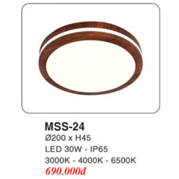 Đèn Mâm LED Ốp Trần EUROTO MSS-24