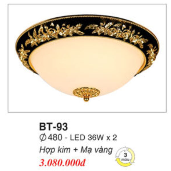 Đèn Mâm LED Ốp Trần EUROTO BT-93