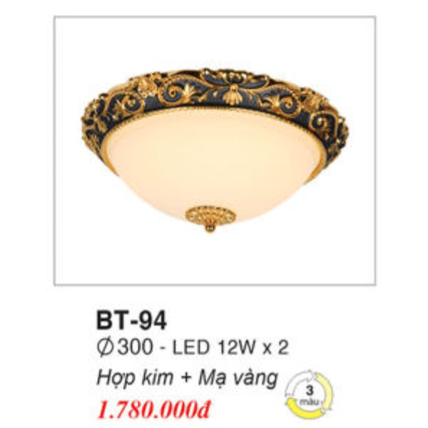 Đèn Mâm LED Ốp Trần EUROTO BT-94