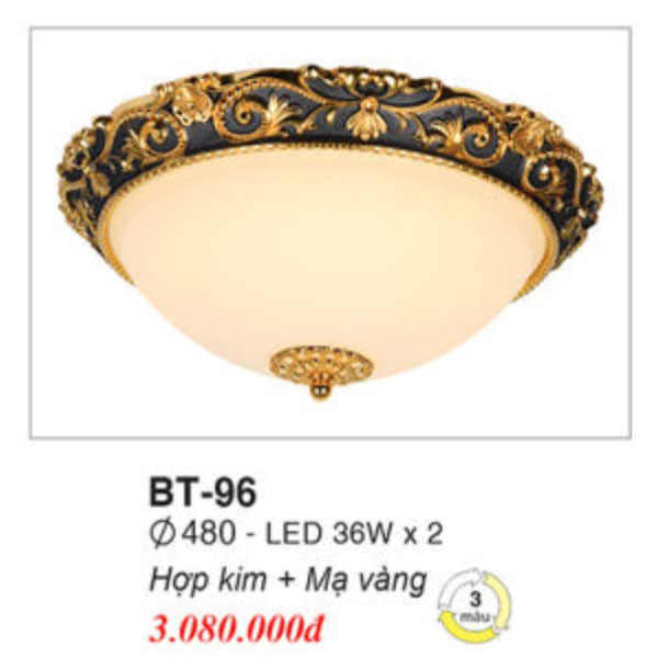 Đèn Mâm LED Ốp Trần EUROTO BT-96