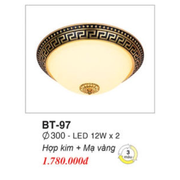 Đèn Mâm LED Ốp Trần EUROTO BT-97