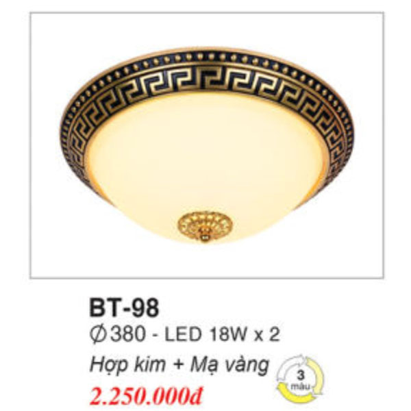 Đèn Mâm LED Ốp Trần EUROTO BT-98