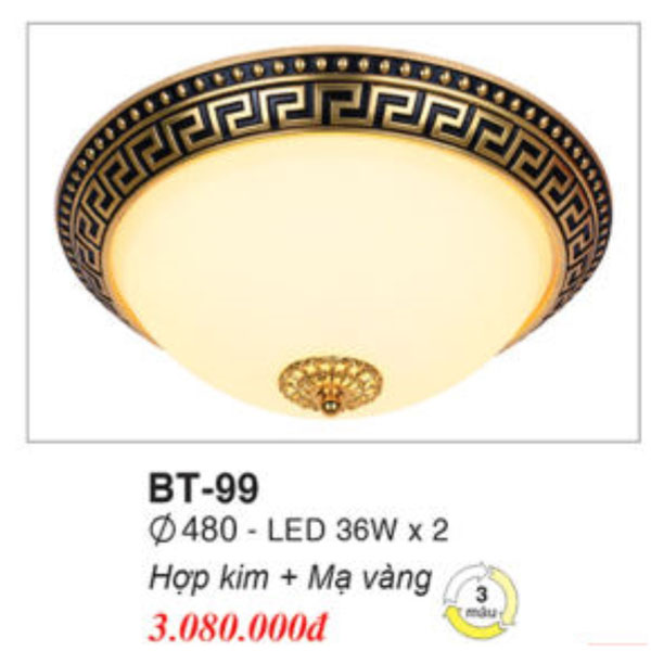 Đèn Mâm LED Ốp Trần EUROTO BT-99