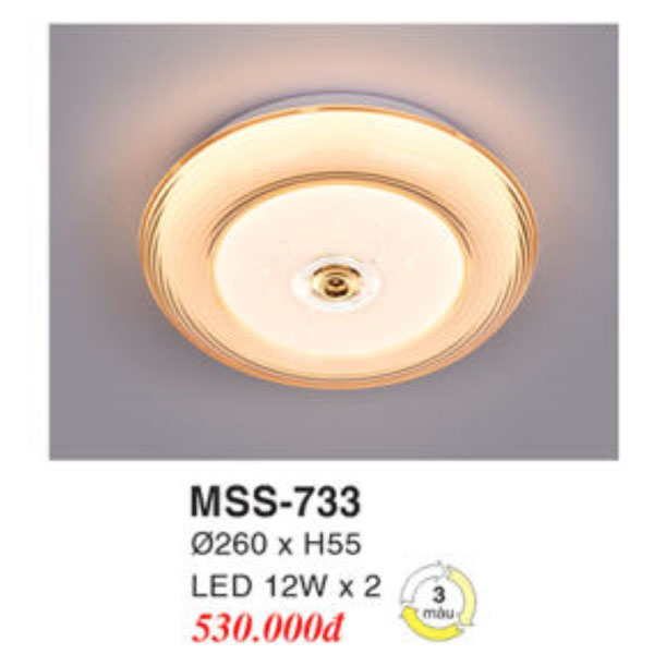 Đèn Mâm LED Ốp Trần EUROTO BT-733