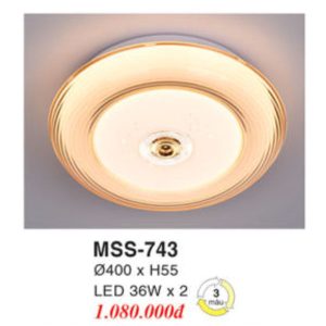 Đèn Mâm LED Ốp Trần EUROTO BT-743