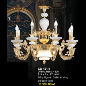 ĐÈN CHÙM ĐỒNG EUROTO CD 461-8