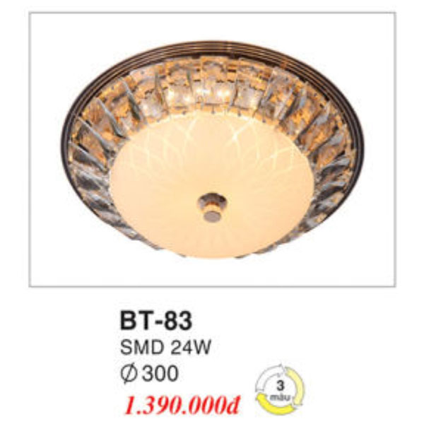 Đèn Mâm LED Ốp Trần EUROTO BT-83