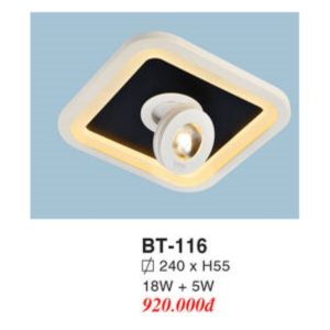 Đèn Mâm LED Ốp Trần EUROTO BT-116