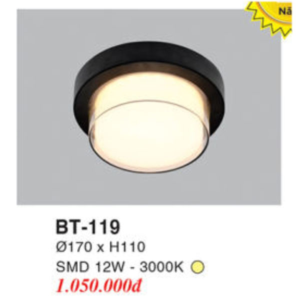 Đèn Mâm LED Ốp Trần EUROTO BT-119