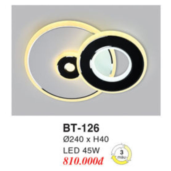Đèn Mâm LED Ốp Trần EUROTO BT-126