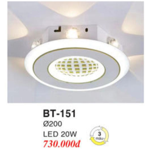 Đèn Mâm LED Ốp Trần EUROTO BT-151