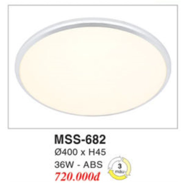 Đèn Mâm LED Ốp Trần EUROTO MSS-682