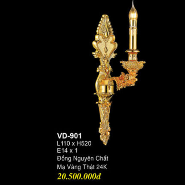 ĐÈN CHÙM ĐỒNG EUROTO VD 901