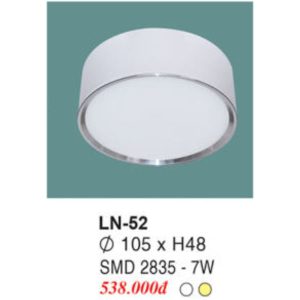 Đèn Mâm LED Ốp Trần EUROTO LN-52