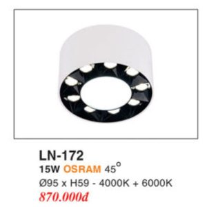 Đèn Mâm LED Ốp Trần EUROTO LN-172
